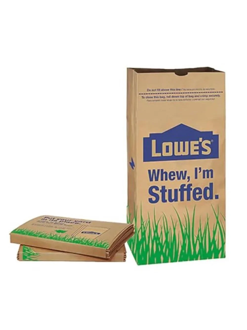30 Gallon Paper Lawn Leaf Yard Waste Bags Biodegradable Compost Trash 10 Pack